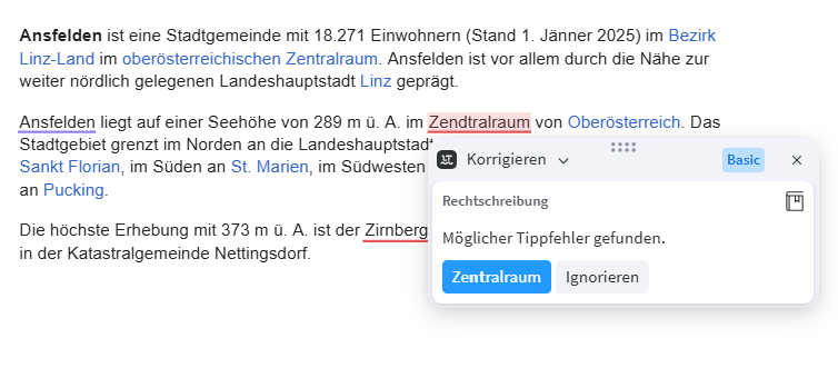 Language Tool in Action
