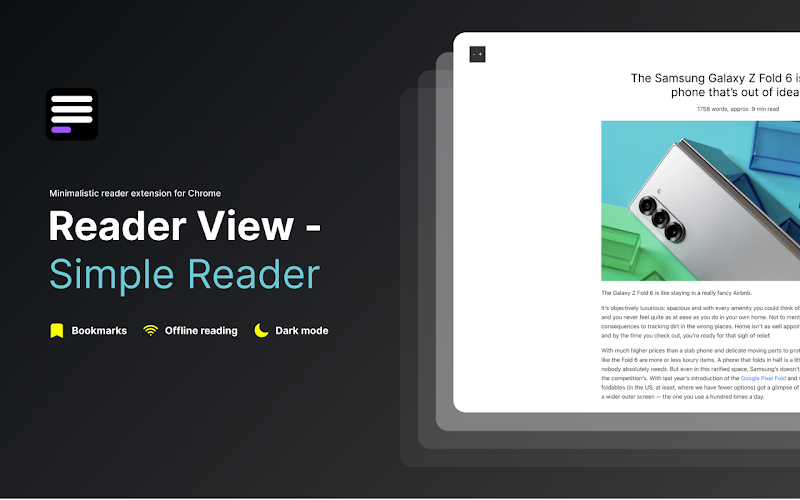 Reader Mode Features