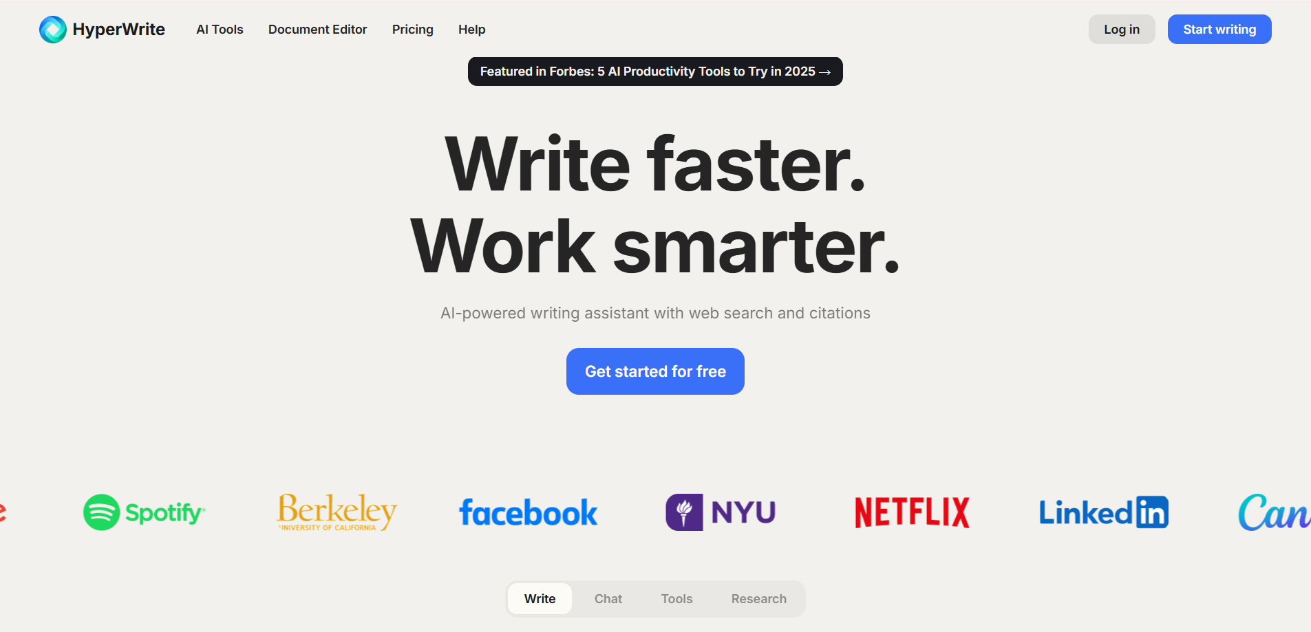 Hyper Write Website
