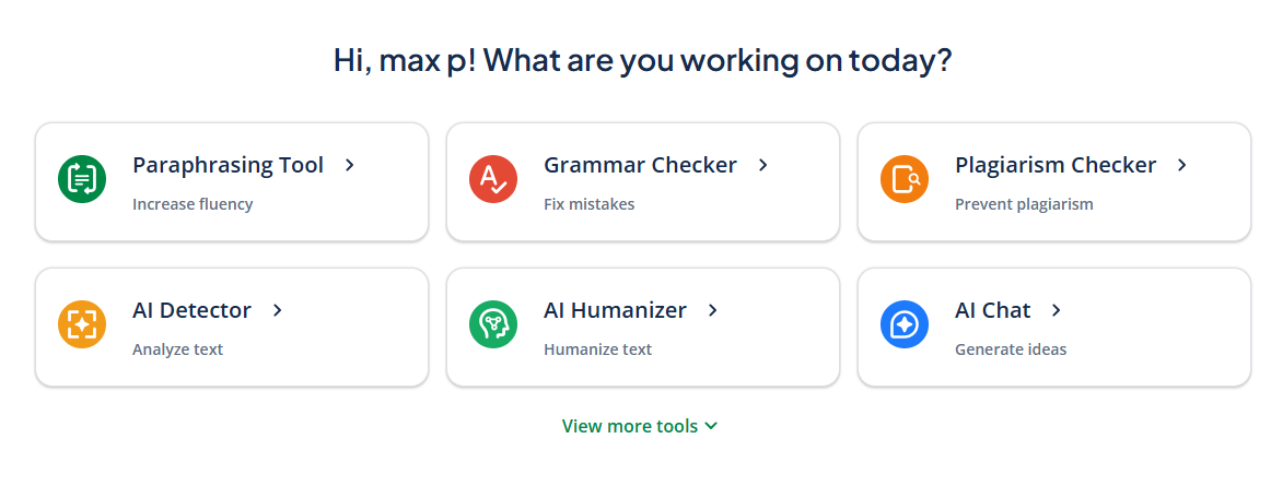 Quill Bots Features Listed
