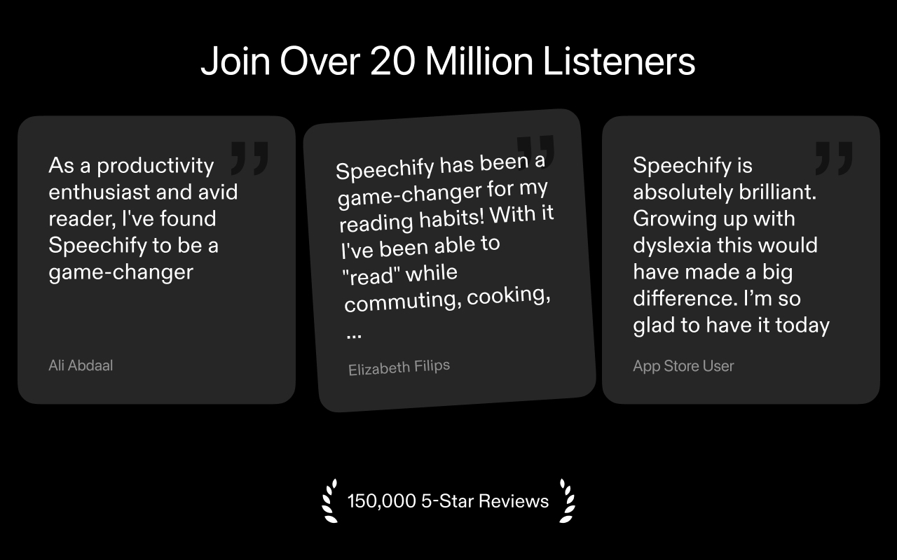 3 positive reviews zu speechyfy